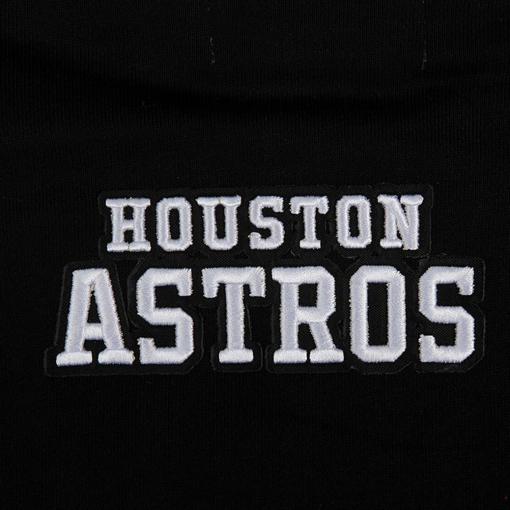 Houston Astros Pro Standard Women's Pearl Cropped Pullover Sweatshirt
 - Black