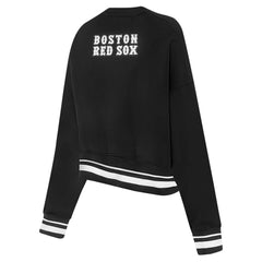 Boston Red Sox Pro Standard Women's Pearl Cropped Pullover Sweatshirt
 - Black