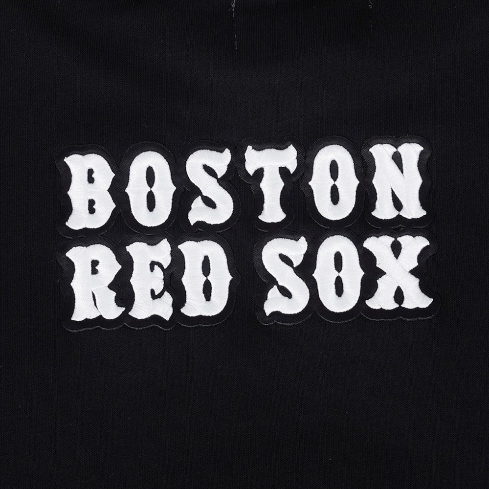 Boston Red Sox Pro Standard Women's Pearl Cropped Pullover Sweatshirt
 - Black