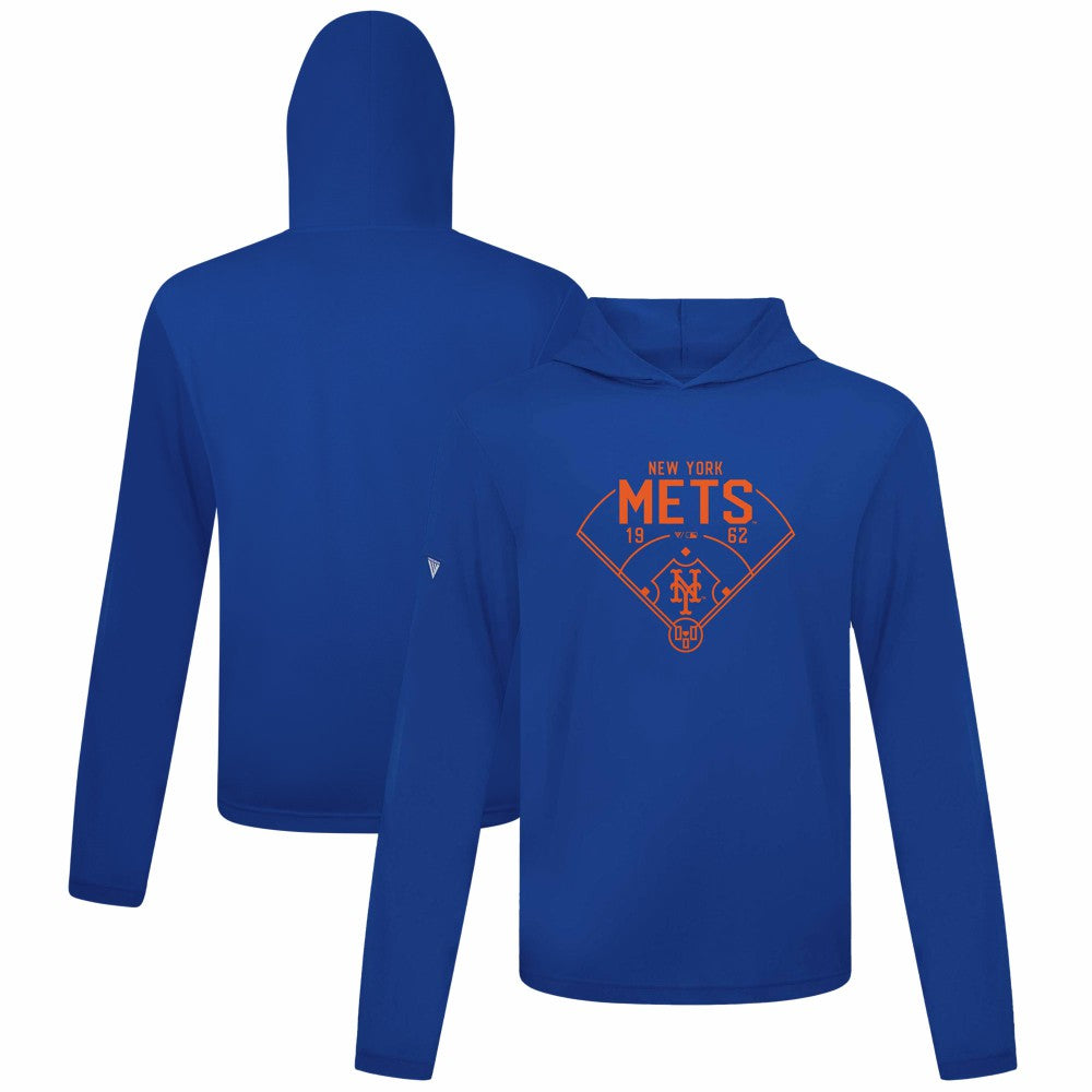 New York Mets Levelwear Anthem Home Field Pullover Hoodie - Royal