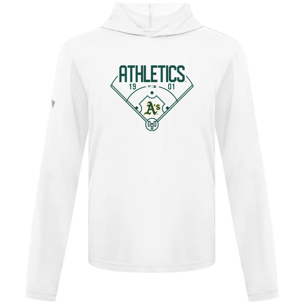Athletics Levelwear Anthem Home Field Pullover Hoodie - White