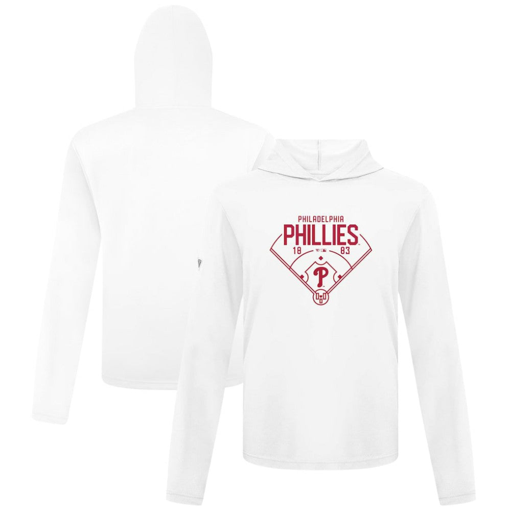 Philadelphia Phillies Levelwear Anthem Home Field Pullover Hoodie - White
