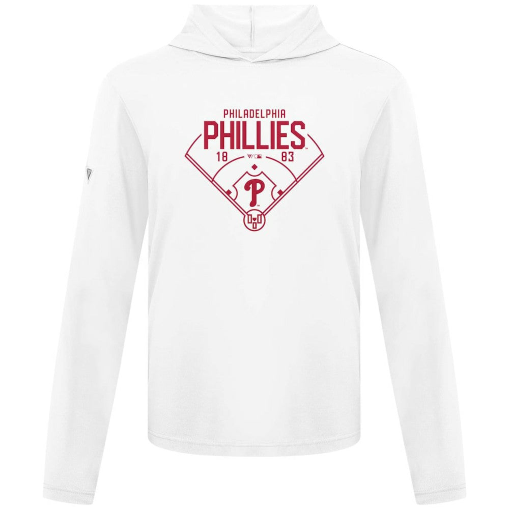 Philadelphia Phillies Levelwear Anthem Home Field Pullover Hoodie - White
