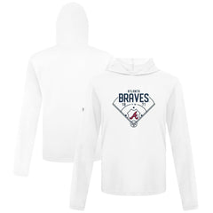 Atlanta Braves Levelwear Anthem Home Field Pullover Hoodie - White