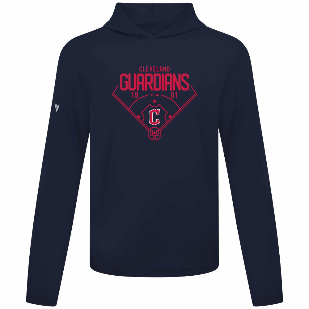 Cleveland Guardians Levelwear Anthem Home Field Pullover Hoodie - Navy