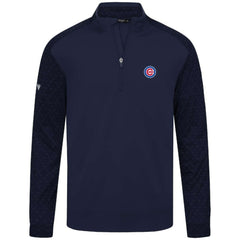 Chicago Cubs Levelwear Aztec Insignia 2.0 Quarter-Zip Pullover Top - Navy