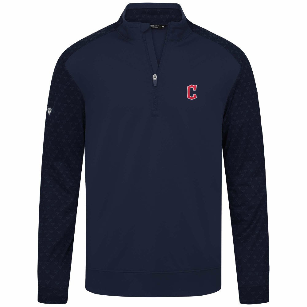Cleveland Guardians Levelwear Aztec Insignia 2.0 Quarter-Zip Pullover Top - Navy