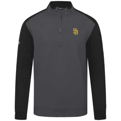 San Diego Padres Levelwear Insignia 2.0 Quarter-Zip Pullover Top - Charcoal