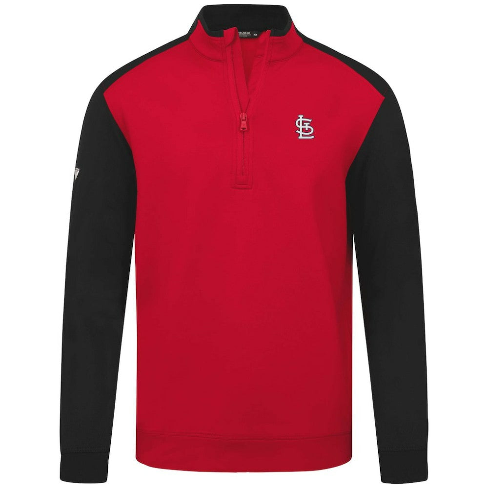 St. Louis Cardinals Levelwear Insignia 2.0 Quarter-Zip Pullover Top - Red