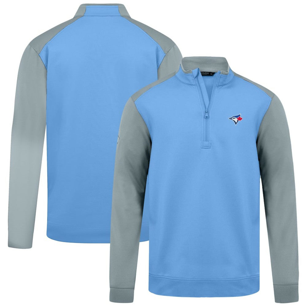 Toronto Blue Jays Levelwear Insignia 2.0 Quarter-Zip Pullover Top - Light Blue