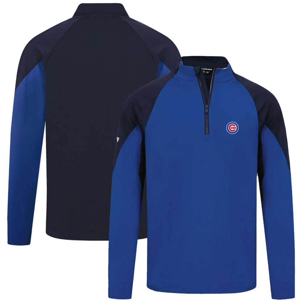 Chicago Cubs Levelwear Cadet Insignia 2.0 Raglan Quarter-Zip Jacket - Royal
