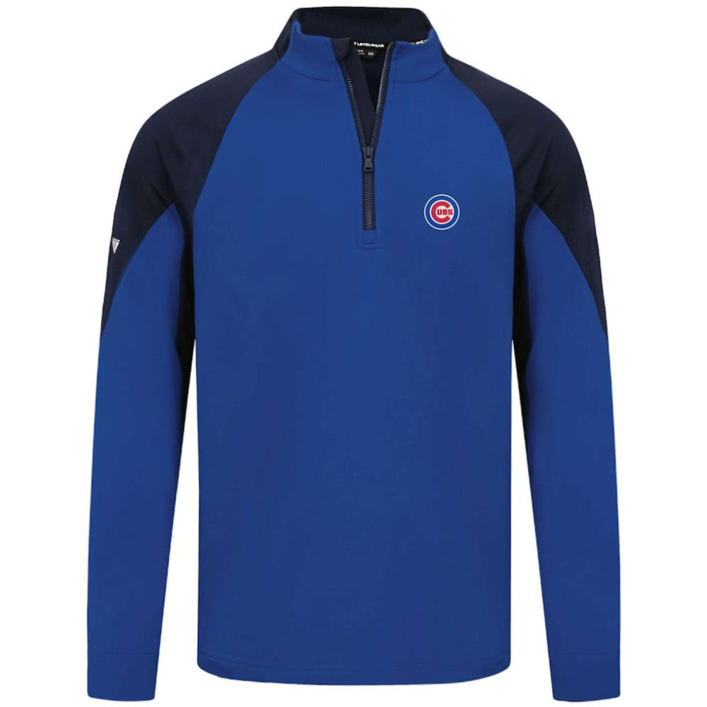 Chicago Cubs Levelwear Cadet Insignia 2.0 Raglan Quarter-Zip Jacket - Royal