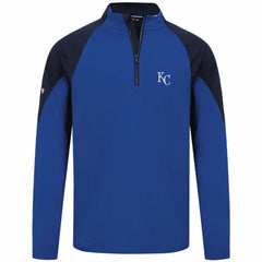 Kansas City Royals Levelwear Cadet Insignia 2.0 Raglan Quarter-Zip Jacket - Royal