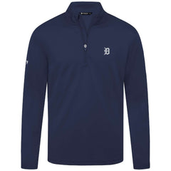 Detroit Tigers Levelwear Heron Insignia 2.0 Quarter-Zip Jacket - Navy