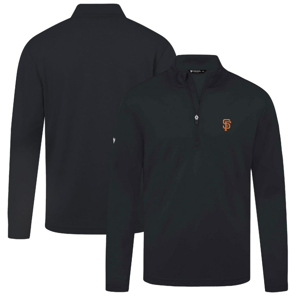 San Francisco Giants Levelwear Heron Insignia 2.0 Quarter-Zip Jacket - Black