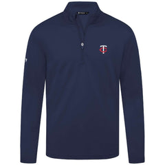 Minnesota Twins Levelwear Heron Insignia 2.0 Quarter-Zip Jacket - Navy