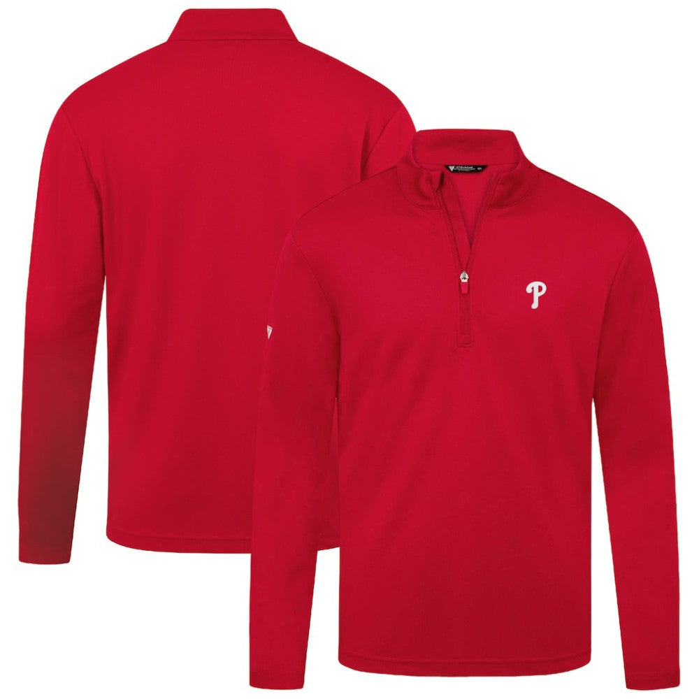 Philadelphia Phillies Levelwear Heron Insignia 2.0 Quarter-Zip Jacket - Red