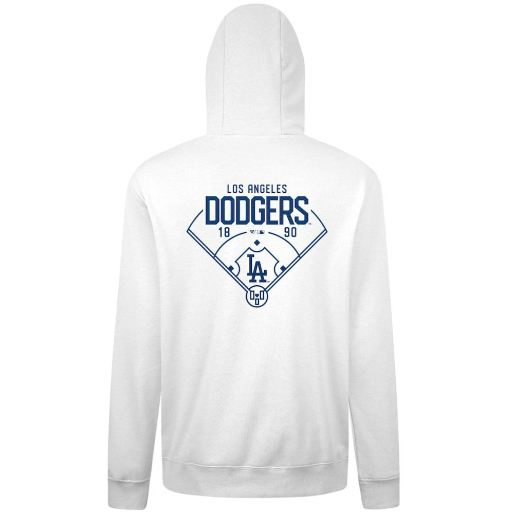 Los Angeles Dodgers Levelwear Podium Primary Pullover Hoodie - White