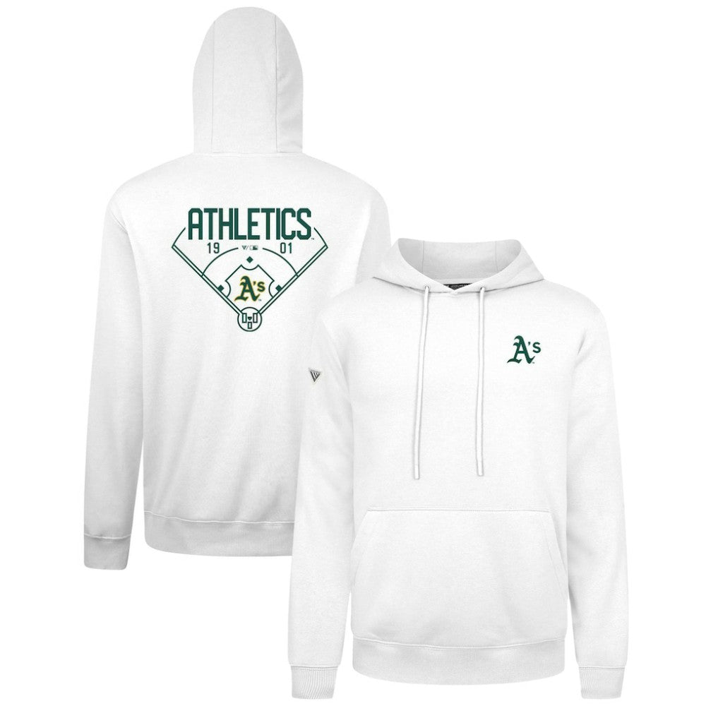 Athletics Levelwear Podium Primary Pullover Hoodie - White
