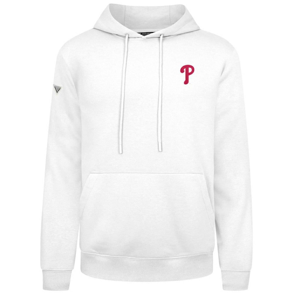 Philadelphia Phillies Levelwear Podium Primary Pullover Hoodie - White