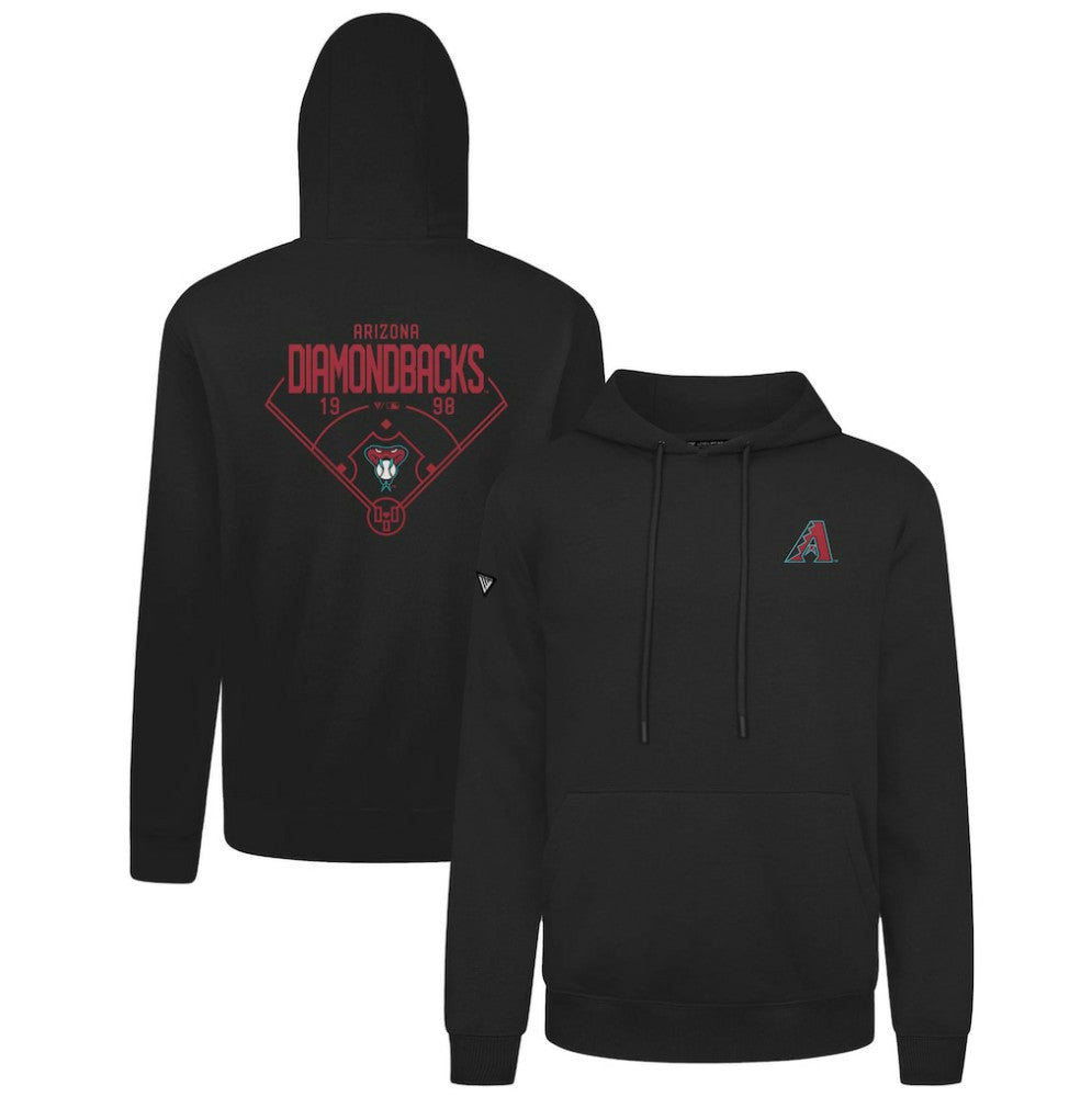 Arizona Diamondbacks Levelwear Podium Primary Pullover Hoodie - Black