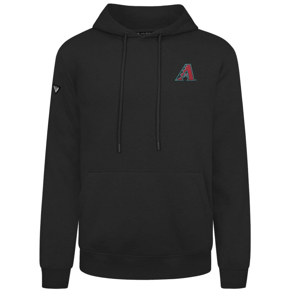 Arizona Diamondbacks Levelwear Podium Primary Pullover Hoodie - Black
