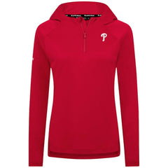 Philadelphia Phillies Levelwear Women's Raven Insignia 2.0 Quarter-Zip Jacket - Red
