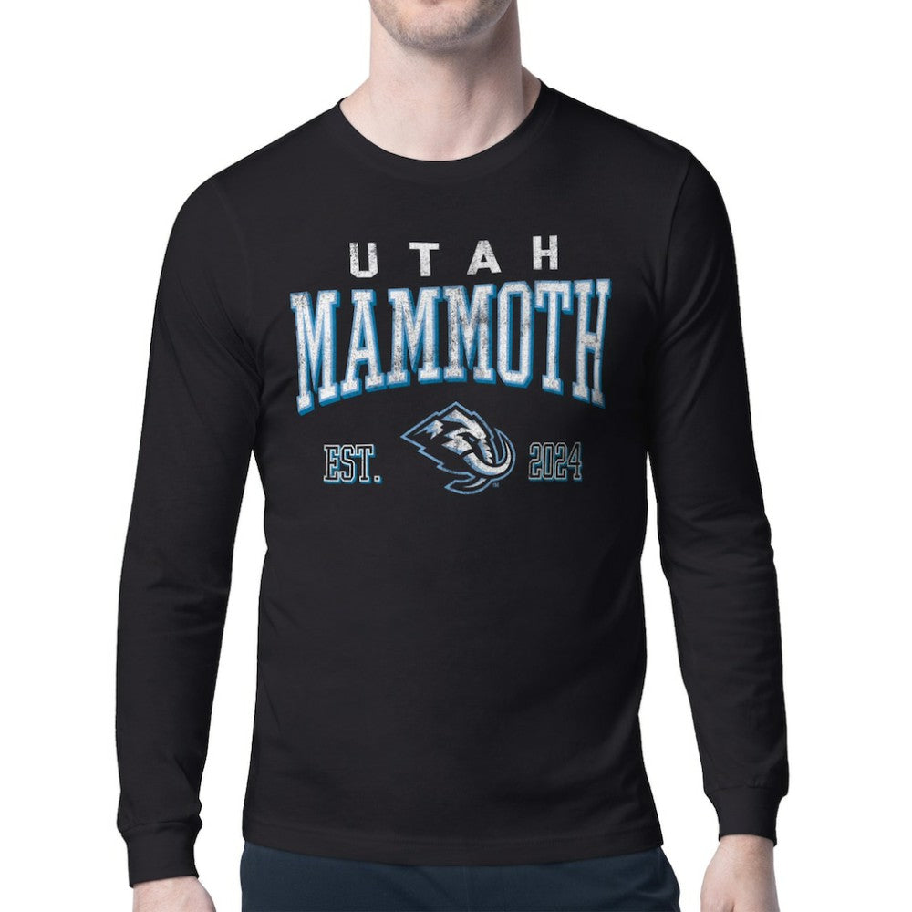 Utah Mammoth Starter Retro Graphic Long Sleeve T-Shirt
