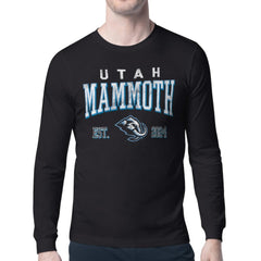 Utah Mammoth Starter Retro Graphic Long Sleeve T-Shirt