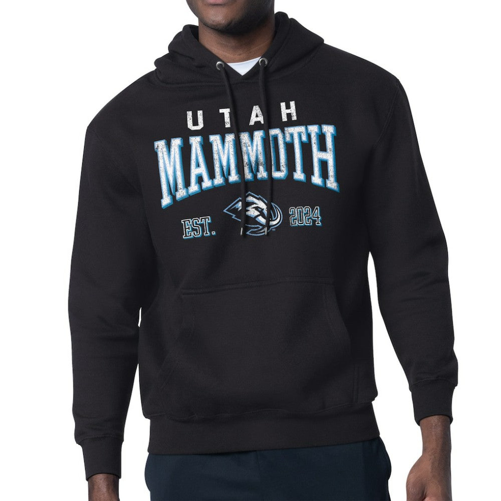 Utah Mammoth Starter Retro Graphic Fleece Pullover Hoodie