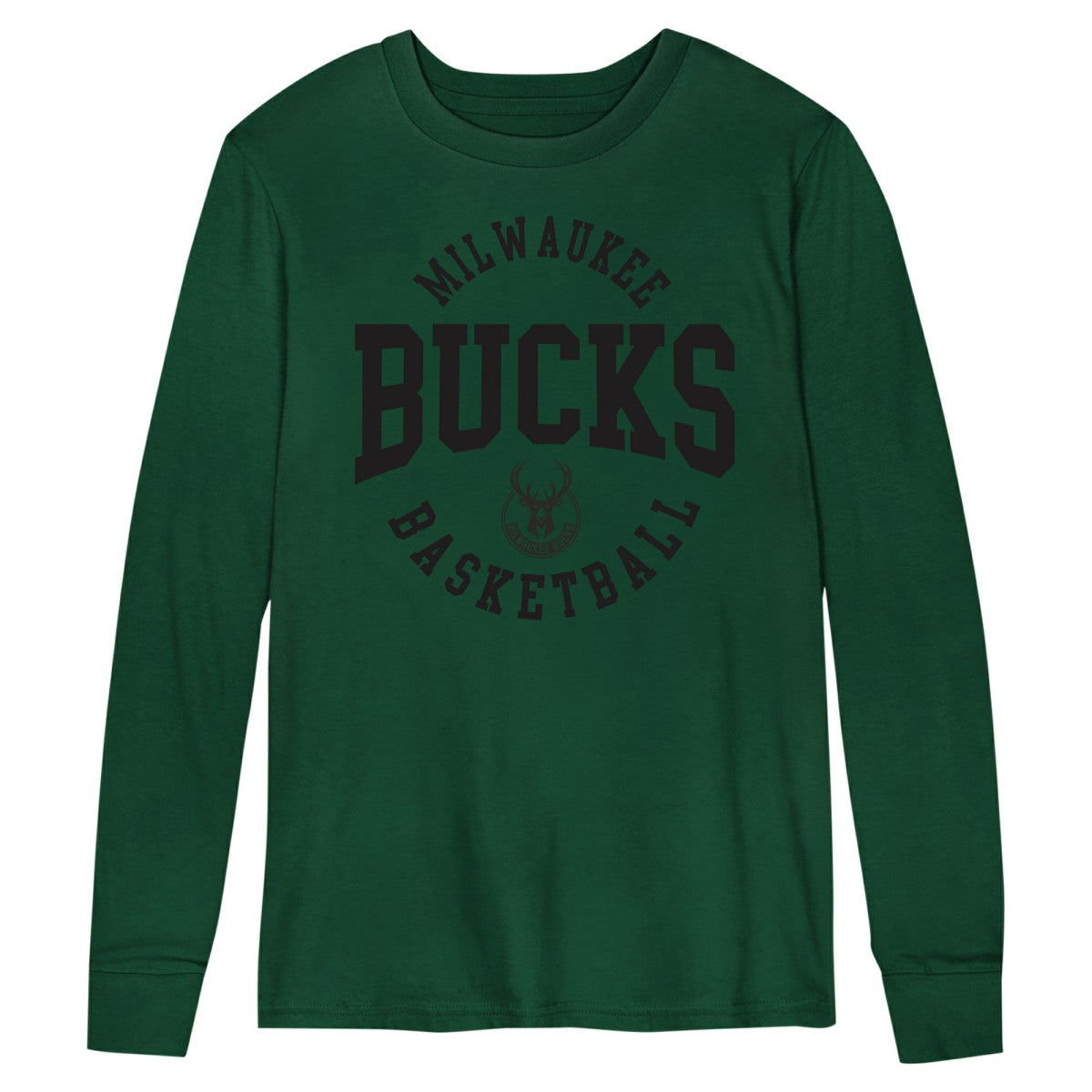 Milwaukee Bucks Preschool Around the Block Long Sleeve T-Shirt - Hunter Green for sale