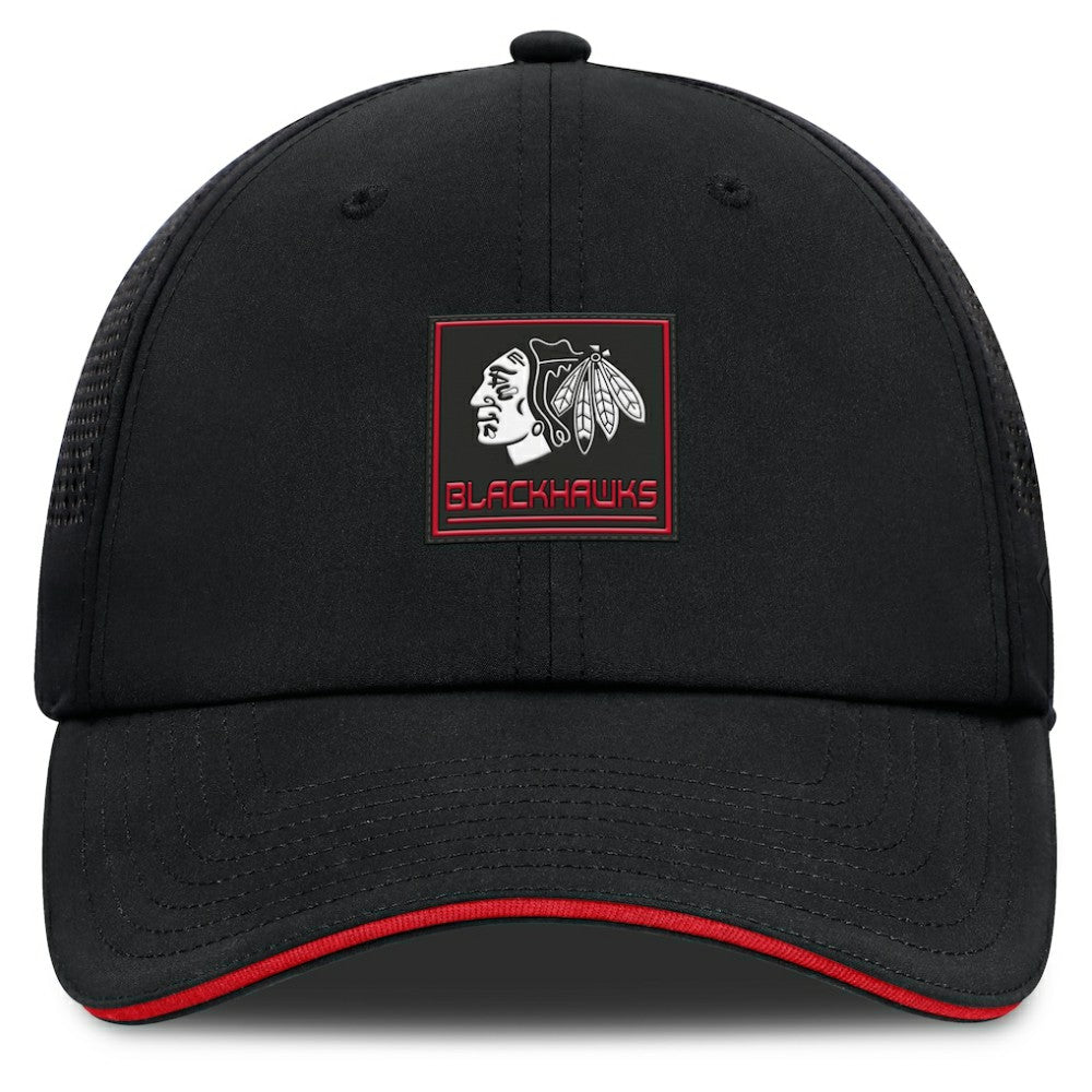 Chicago Blackhawks Fanatics Driver Adjustable Hat