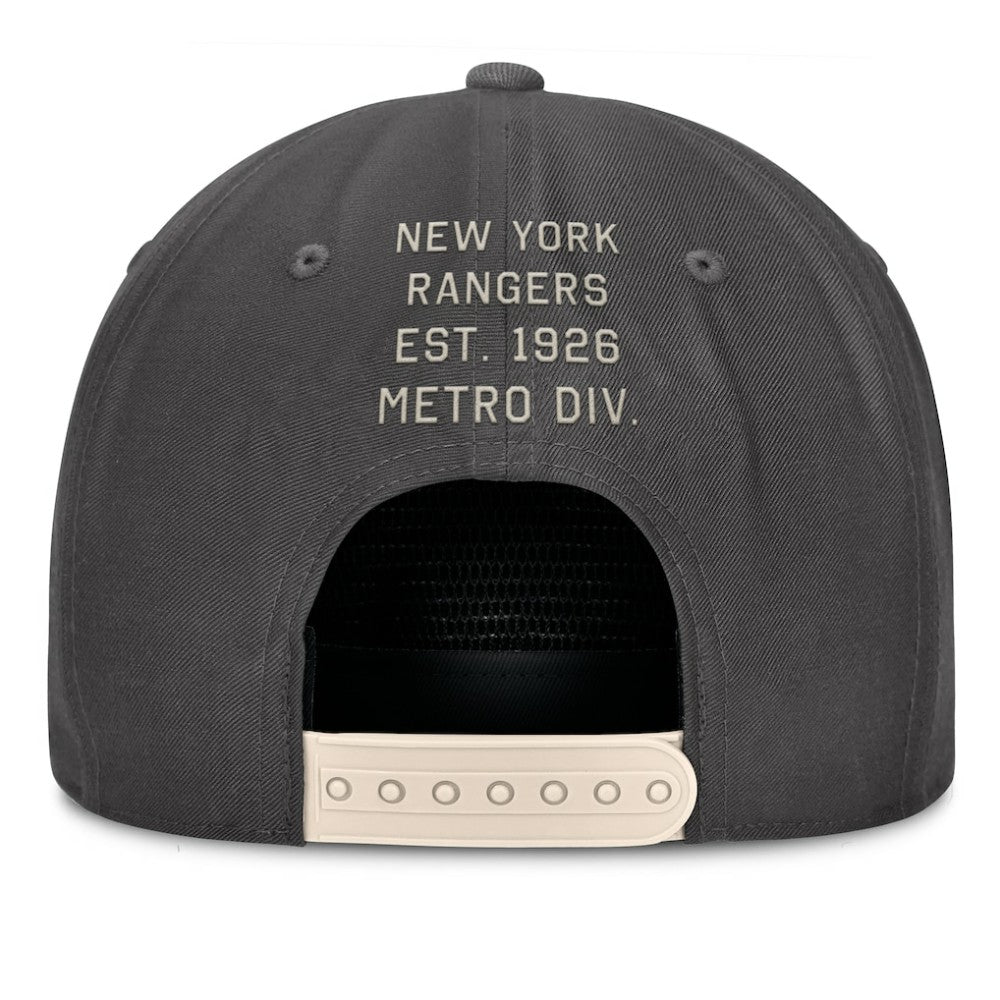 New York Rangers Fanatics Closer Adjustable Hat
