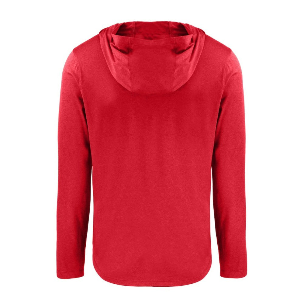 Boston Red Sox Cutter & Buck Coastline Epic Comfort Recycled Eco Hoodie Long Sleeve T-Shirt - Red