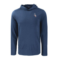Chicago White Sox Cutter & Buck Coastline Epic Comfort Recycled Eco Hoodie Long Sleeve T-Shirt - Navy