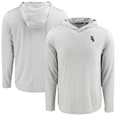 Chicago White Sox Cutter & Buck Coastline Epic Comfort Recycled Eco Hoodie Long Sleeve T-Shirt - Gray
