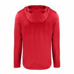 Cleveland Guardians Cutter & Buck Coastline Epic Comfort Recycled Eco Hoodie Long Sleeve T-Shirt - Red
