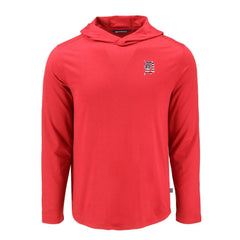 Detroit Tigers Cutter & Buck Coastline Epic Comfort Recycled Eco Hoodie Long Sleeve T-Shirt - Red