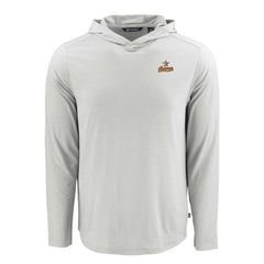 Houston Astros Cutter & Buck Coastline Epic Comfort Recycled Eco Hoodie Long Sleeve T-Shirt - Gray
