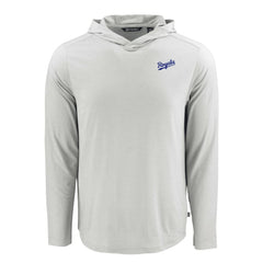 Kansas City Royals Cutter & Buck Coastline Epic Comfort Recycled Eco Hoodie Long Sleeve T-Shirt - Gray