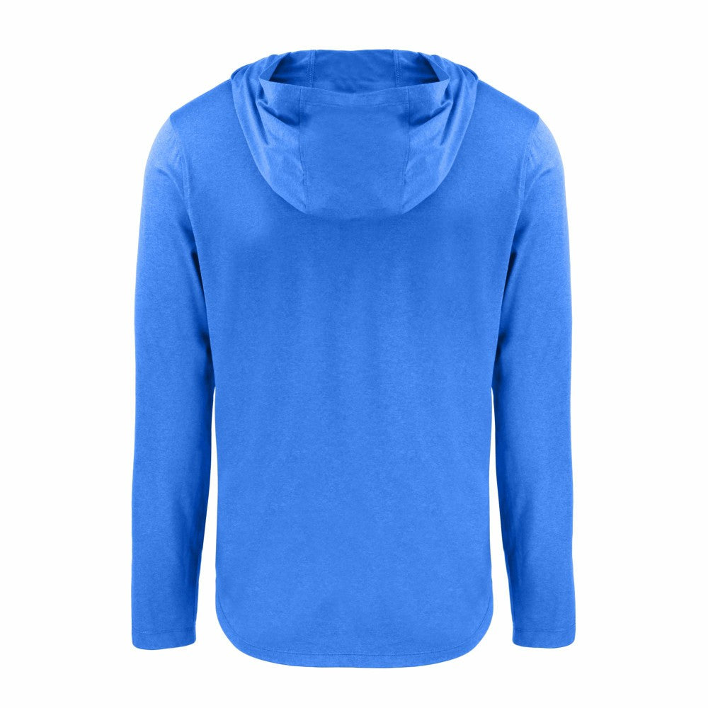 Kansas City Royals Cutter & Buck Coastline Epic Comfort Recycled Eco Hoodie Long Sleeve T-Shirt - Royal