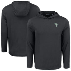 Athletics Cutter & Buck Coastline Epic Comfort Recycled Eco Hoodie Long Sleeve T-Shirt - Black
