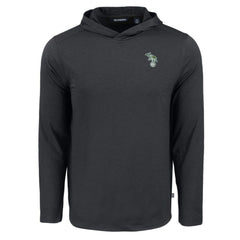 Athletics Cutter & Buck Coastline Epic Comfort Recycled Eco Hoodie Long Sleeve T-Shirt - Black