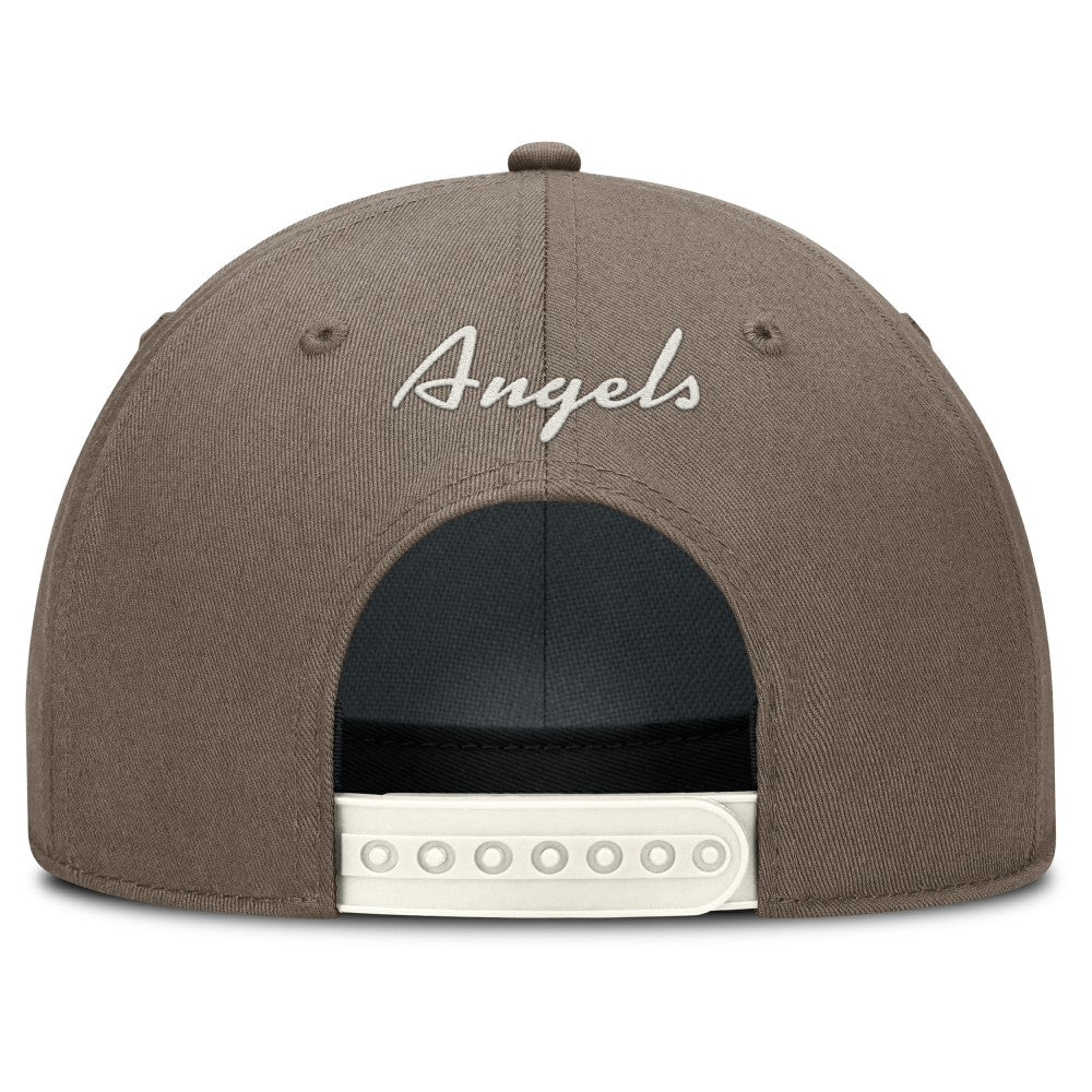 Los Angeles Angels Rise Performance Adjustable Hat - Brown | Nike