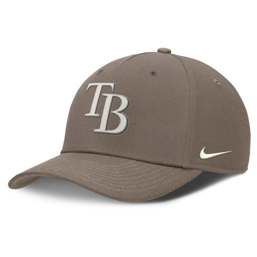 Tampa Bay Rays Rise Performance Adjustable Hat - Brown | Nike