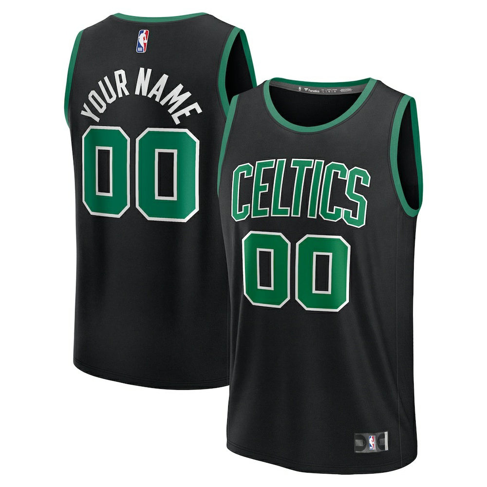 Boston Celtics Youth Fast Break Custom Replica Jersey - Black - Statement Edition | Fanatics online