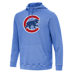 Chicago Cubs Antigua Cloud Pullover Hoodie - Heather Royal