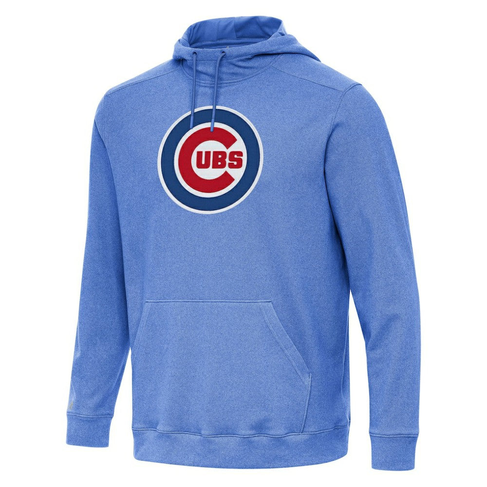 Chicago Cubs Antigua Cloud Pullover Hoodie - Heather Royal
