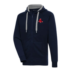 Boston Red Sox Antigua Big & Tall Victory Full-Zip Hoodie Jacket - Navy