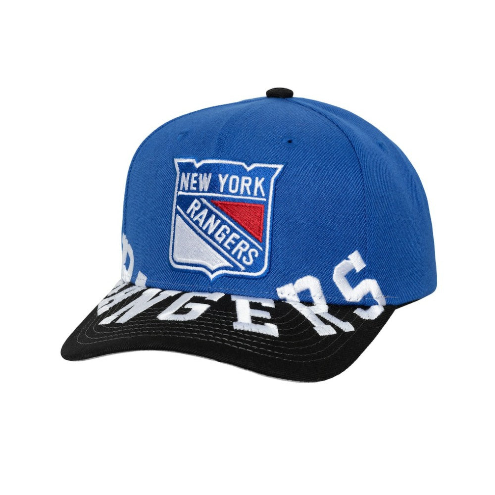 New York Rangers Mitchell & Ness Underarch Two-Tone Pro Crown Snapback Hat